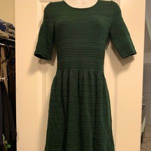 Olive green Sweater dress